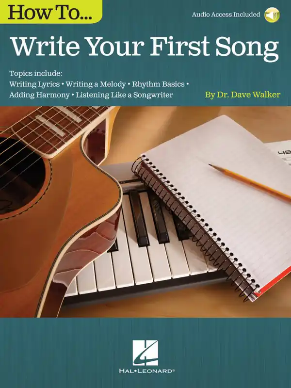 Hal Leonard How to Write Your First Song - Walker - Book/Audio Online Acheter Direct