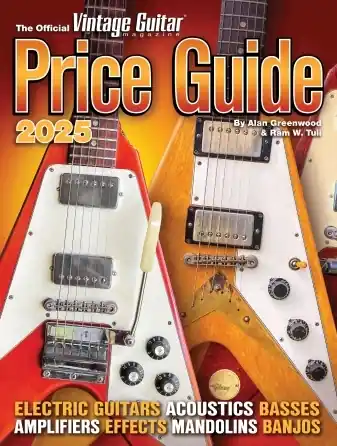 Hal Leonard The Official Vintage Guitar Magazine Price Guide 2025 - Greenwood/Tuli - Guitar - Book Paiement Sécurisé