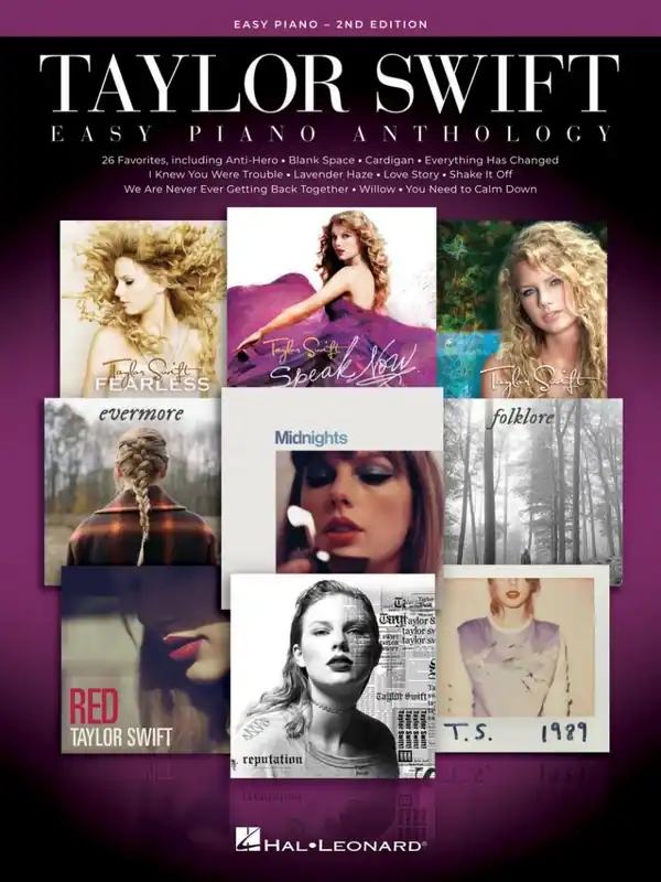 Livraison Express Hal Leonard Taylor Swift Easy Piano Anthology (2nd Edition) - Easy Piano - Book