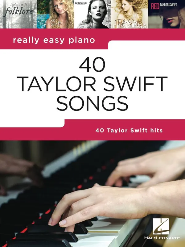Dernière Chance Hal Leonard 40 Taylor Swift Songs Really Easy Piano - Piano - Book