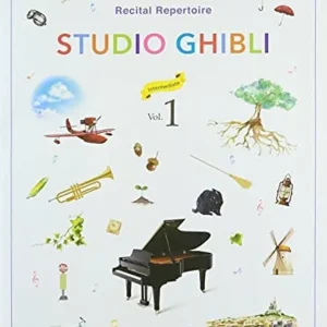 Réduction Zen-On Music Company Studio Ghibli Recital Repertoire Book 1 - Intermediate - Piano - Book
