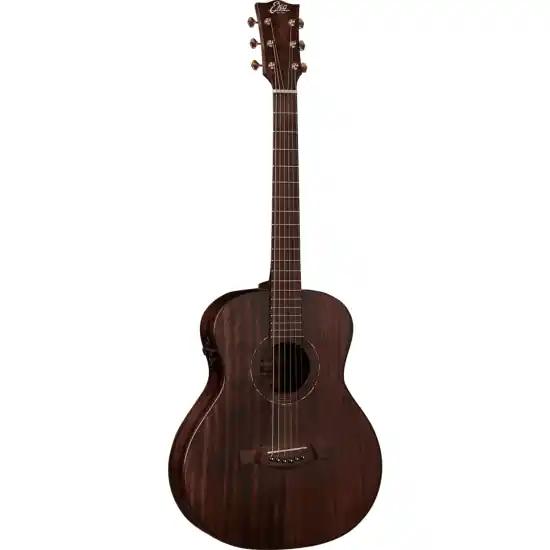 Commander Maintenant guitare folk eko travel electro acajou massif/acajou massif + gigbag