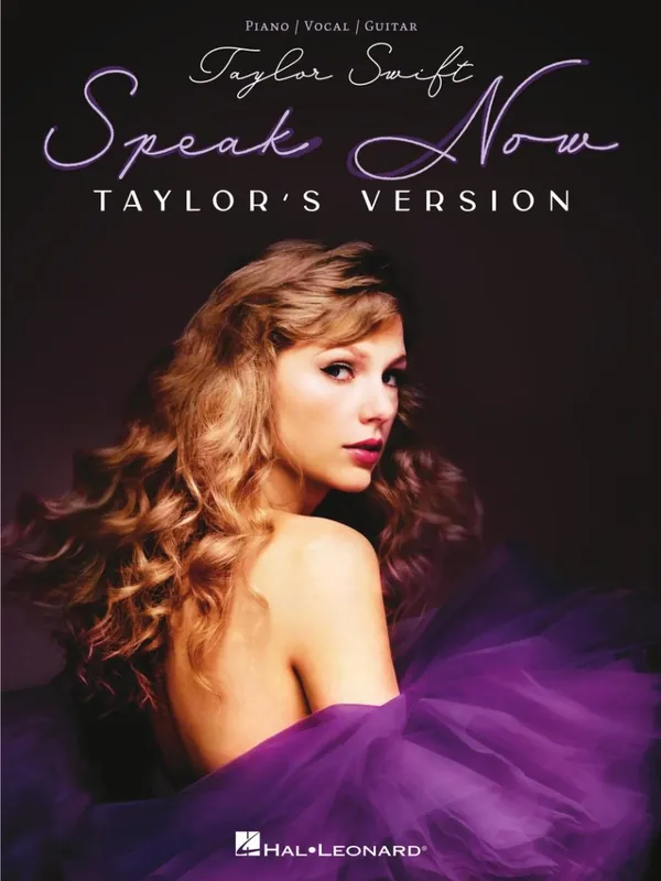 Hal Leonard Speak Now (Taylor‘s Version) - Taylor - Piano/Vocal/Guitar - Book Must-Have