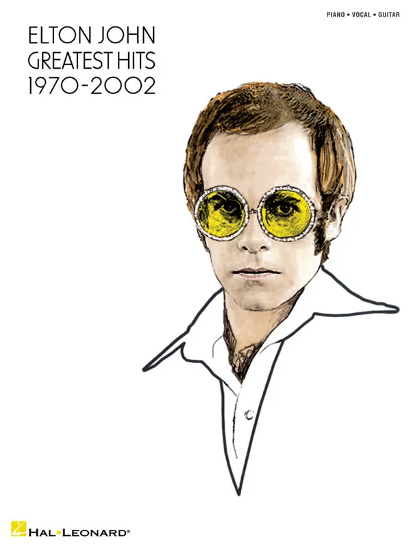 Hal Leonard Elton John Greatest Hits 1970-2002 - Piano/Vocal/Guitar - Book Top Vente