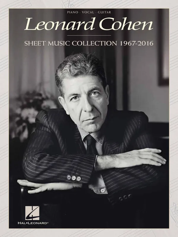 Commande En Gros Hal Leonard Leonard Cohen-Sheet Music Collection 1967-2016 - Piano/Vocal/Guitar - Book
