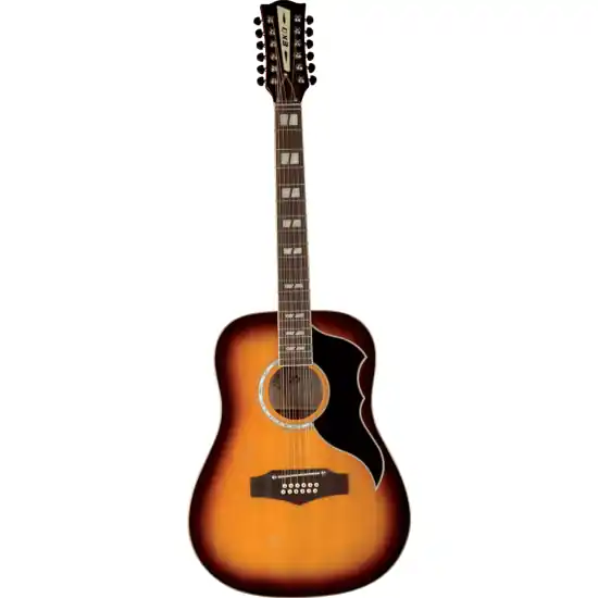 guitare folk eko dreadnought 12 cordes honey burst Usine Directe