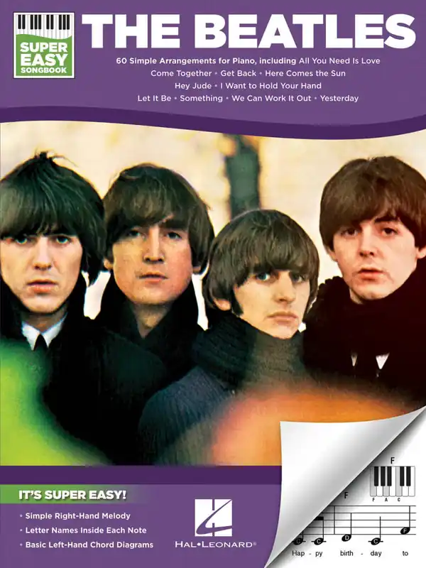 Hal Leonard The Beatles Super Easy Songbook - Easy Piano - Book Satisfait Ou Remboursé