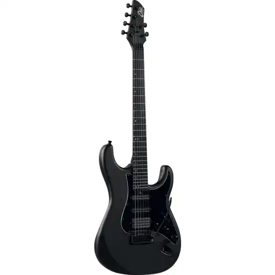 guitare electrique eko type strat aire stealth noir mat - hss rockbuckers Livraison Express