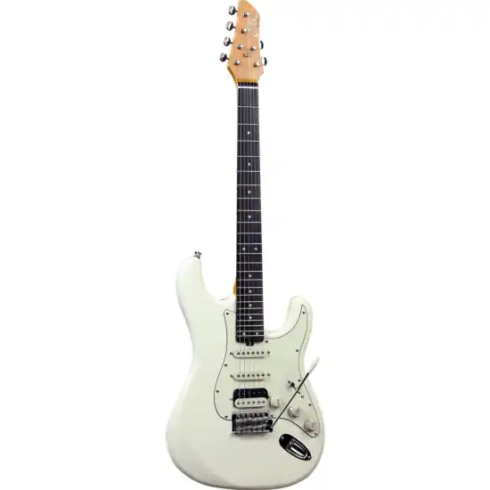 Seulement Aujourd'hui guitare electrique eko aire vnos - olympic white