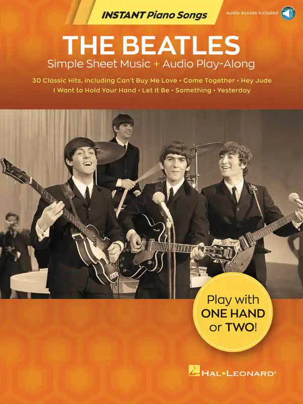 Quantité Limitée Hal Leonard The Beatles Instant Piano Songs - Book/Audio Online