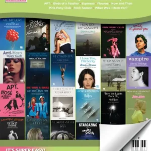 Petit Prix Hal Leonard Pop Hits Super Easy Songbook - Various - Piano - Book
