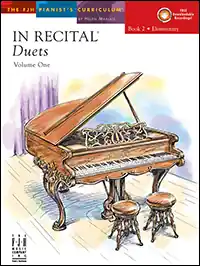 FJH Music Company In Recital Duets, Volume One, Book 2 - Marlais - Piano Duet (1 Piano, 4 Hands) - Book/Audio Online Offre Exclusive