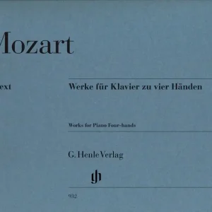 Affaire À Saisir G. Henle Verlag Works for Piano Four-Hands (Revised Edition) - Mozart/Jost - Piano (1 Piano, 4 Hands) - Book