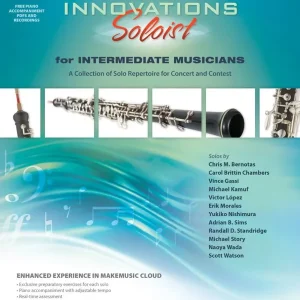 Alfred Publishing Sound Innovations Soloist for Intermediate Musicians - Oboe - Book/Media Online Meilleur Prix