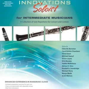 Alfred Publishing Sound Innovations Soloist for Intermediate Musicians - Clarinet - Book/Media Online Satisfait Ou Remboursé