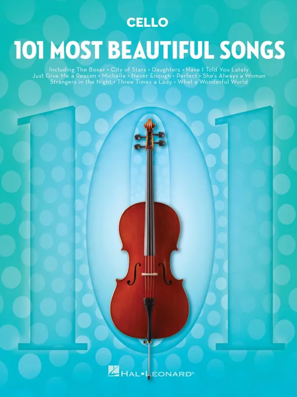 Must-Have Hal Leonard 101 Most Beautiful Songs - Cello - Book