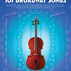 Hal Leonard 101 Broadway Songs for Cello - Book Offre Spéciale