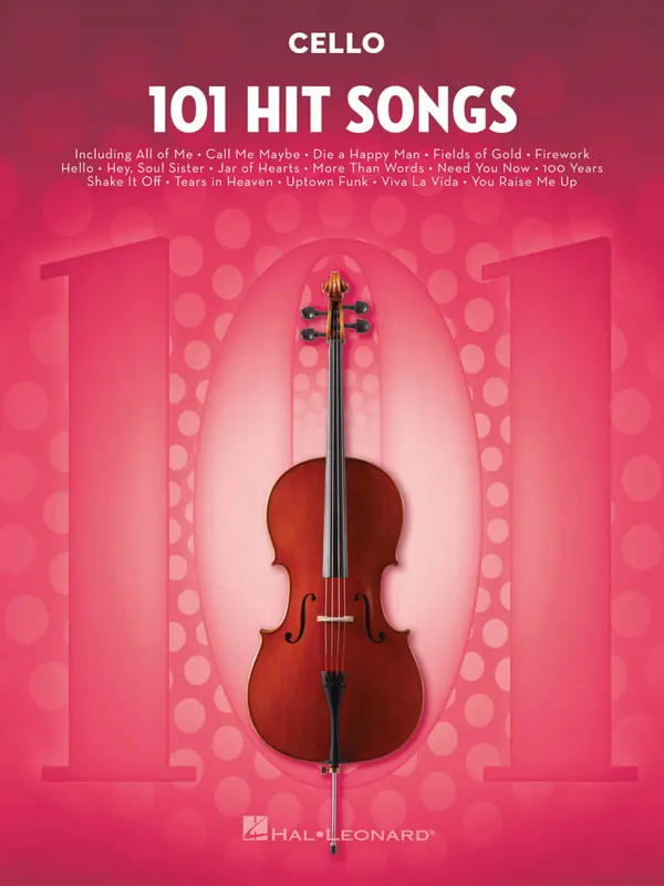 Hal Leonard 101 Hit Songs for Cello - Book Meilleur Choix