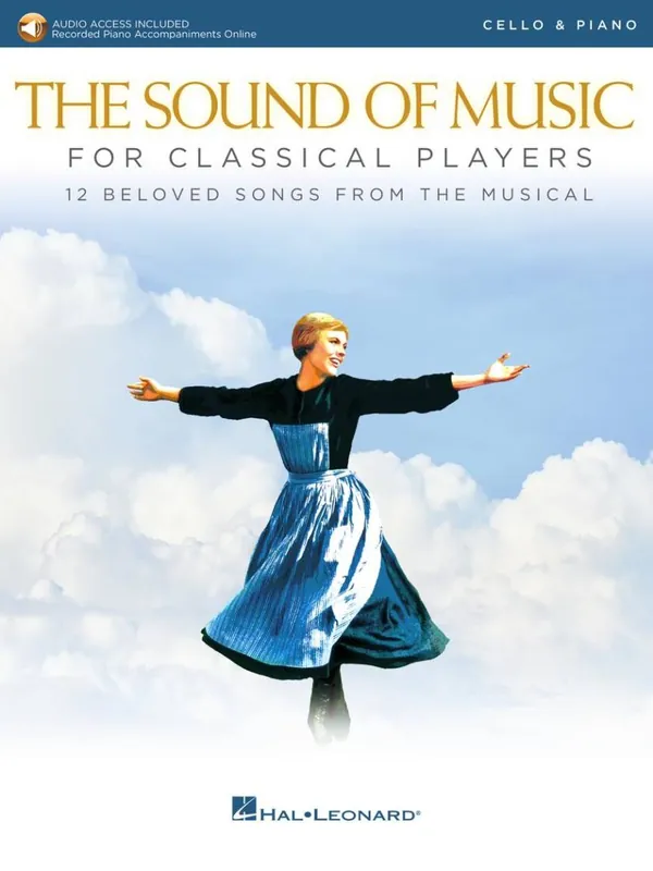 Hal Leonard The Sound of Music for Classical Players - Rodgers/Hammerstein - Cello/Piano - Book/Audio Online Commander Maintenant