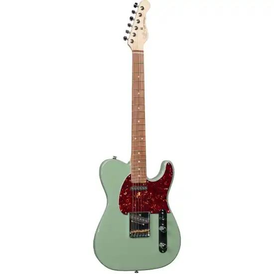 Expédition Rapide guitare electrique g&l fullerton deluxe asat classic macha green, touche palissandre