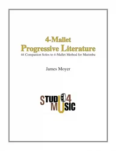 Studio 4 Music Four-Mallet Progressive Literature - Moyer - Marimba - Book Vente Flash