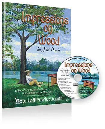 Row Loff Productions Impressions On Wood - Davila - Marimba - Book/CD Offre Du Jour