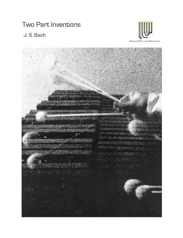 Usine Directe Marimba Productions Two Part Inventions - Bach/Stevens - Marimba - Book