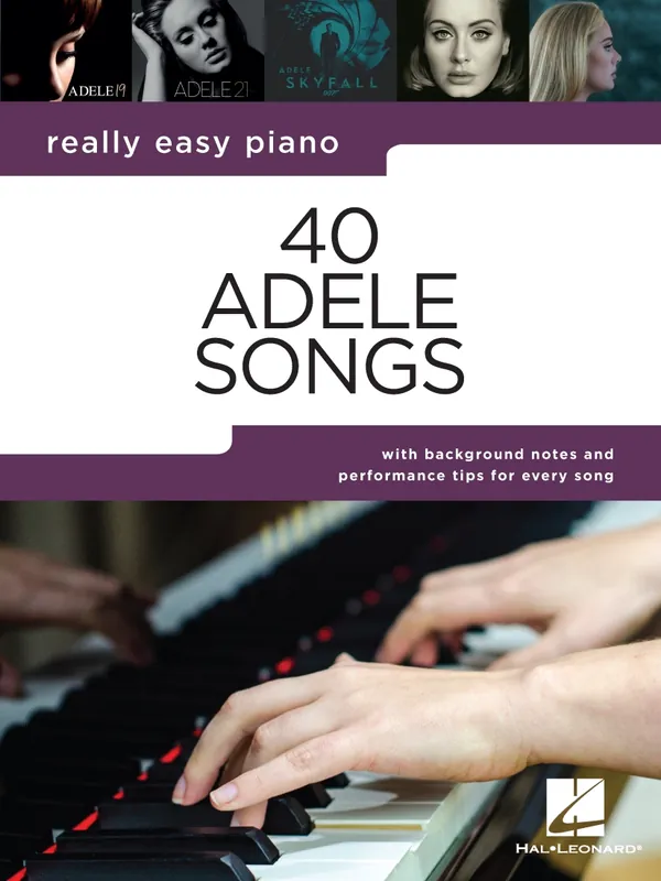 Usine Directe Hal Leonard 40 Adele Songs Really Easy Piano - Book