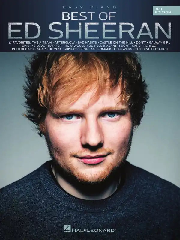 Bon Plan Hal Leonard Best of Ed Sheeran (3rd Edition) - Easy Piano - Book