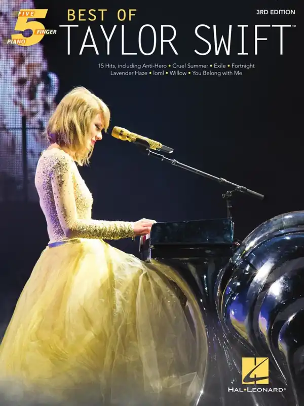 Acheter Direct Hal Leonard Best of Taylor Swift (3rd Edition) - Swift - 5 Finger Piano - Book
