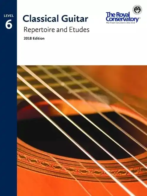 Frederick Harris Music Company Classical Guitar Repertoire and Etudes, Level 6 - 2018 Edition - Book Top Vente