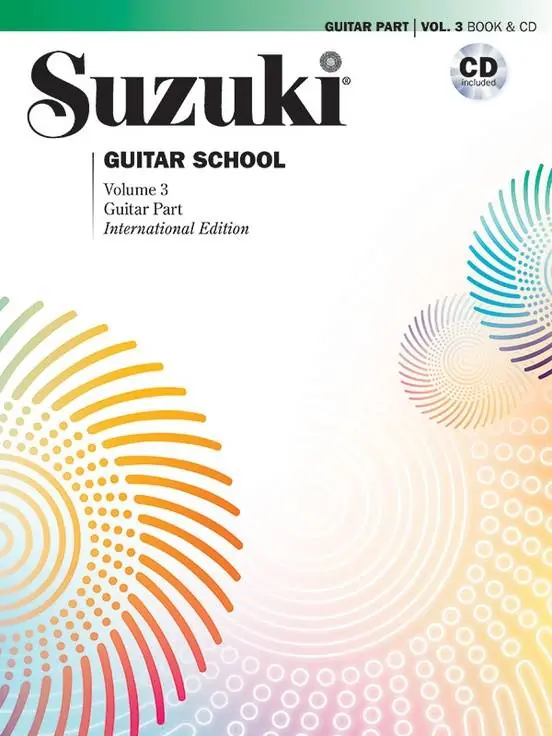 Summy-Birchard Suzuki Guitar School Guitar Part and CD, Volume 3 - Suzuki - Classical Guitar - Book/CD Offre Exclusive