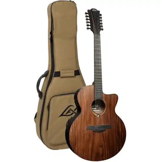guitare electro-acoustique lag guitare acoustique sauvage jumbo 12 cordes pan coupé électro Prix Réduit