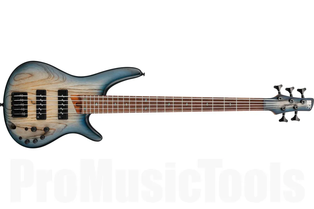 Offre Spéciale Ibanez SR605E CTF - Cosmic Blue Starburst Flat