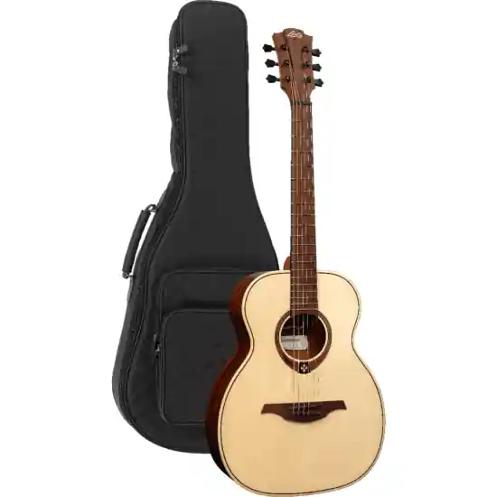 Réduction guitare folk lag travel spruce - glossy