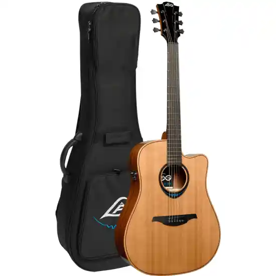 guitare electro-acoustique lag bluewave 2 dreadnought pan coupé électro Remise