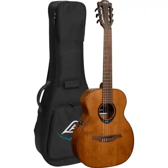 Acheter En Ligne guitare electro-acoustique lag bluewave 1 nylon travel électro brown