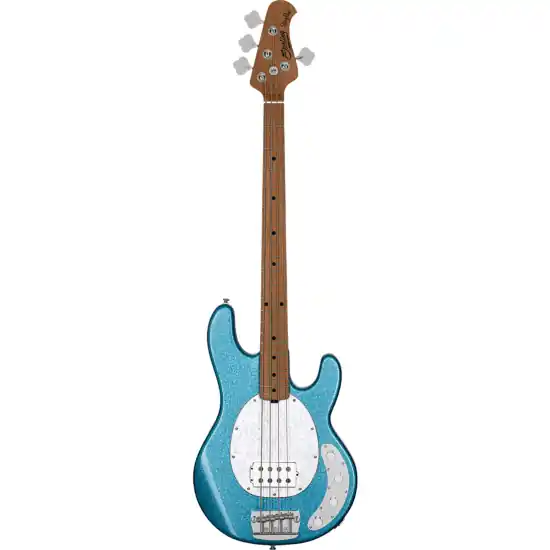 basse electrique sterling by music man ray34 blue sparkle Pas Cher