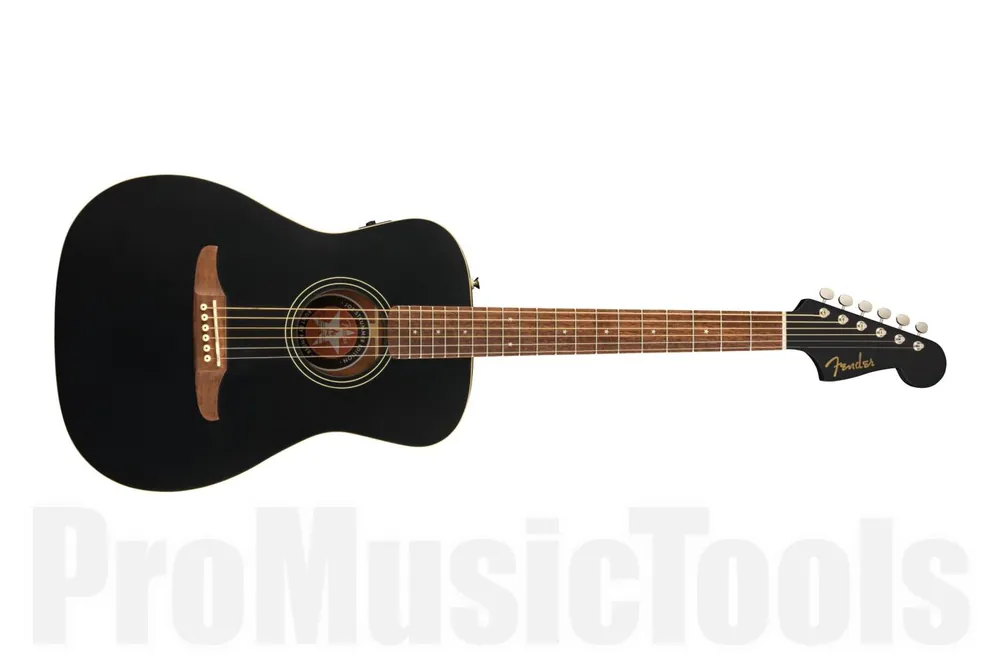 Fender Joe Strummer Campfire - Walnut Fingerboard - Matte Black Expédié Aujourd'hui