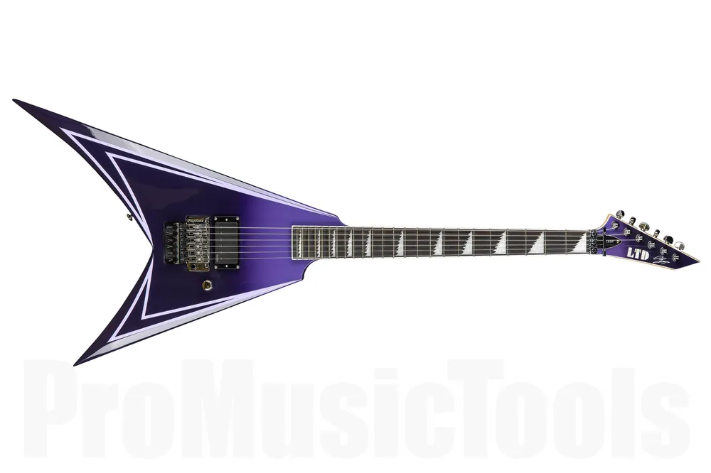 Vente Directe ESP Ltd Alexi Hexed - Purple Fade w/ Pinstripes